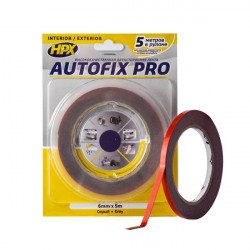 AUTOFIX PRO автомобільна двостороння клейка стрічка (скотч) 9мм x 5м