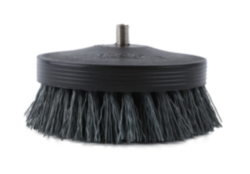 SGCB PNEUMATIC CARPET BRUSH GREY щітка на дриль для чищення текстилю, СЕРЕДНЯ, СІРА 90 ММ