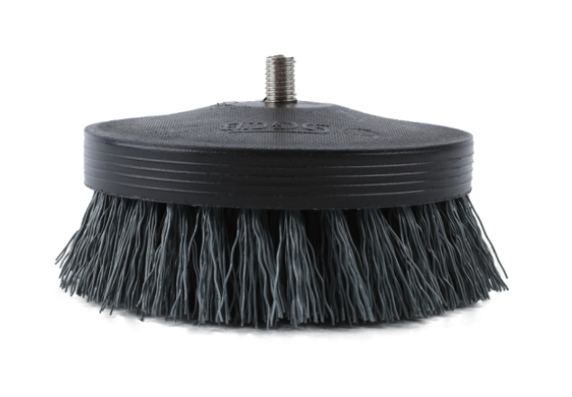 SGCB PNEUMATIC CARPET BRUSH GREY щітка на дриль для чищення текстилю, СЕРЕДНЯ, СІРА 90 ММ 