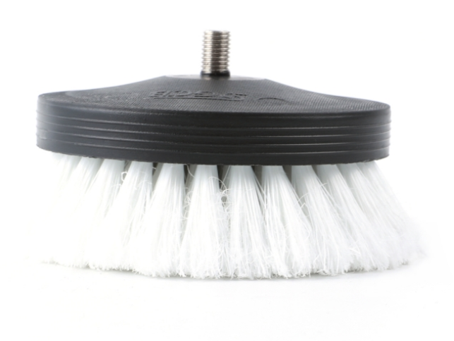 SGCB PNEUMATIC CARPET BRUSH WHITE щітка на дриль для чищення текстилю, М'ЯКА, БІЛА 90 ММ 