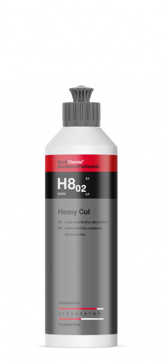 Heavy Cut 8.02 сильно абразивна поліроль, паста для полірування 0.25 л 