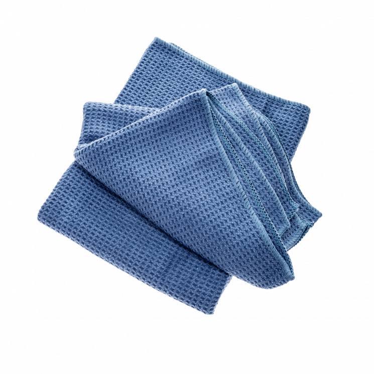 MICROFASER-WAFFELTUCH BLAU вафельна мікроволоконна серветка, синя 1 шт 