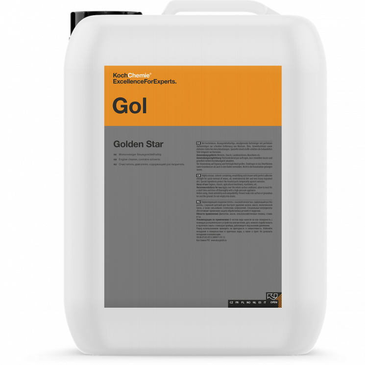 Golden Star motorreiniger гідрофобний склад для миття двигуна 20 л 